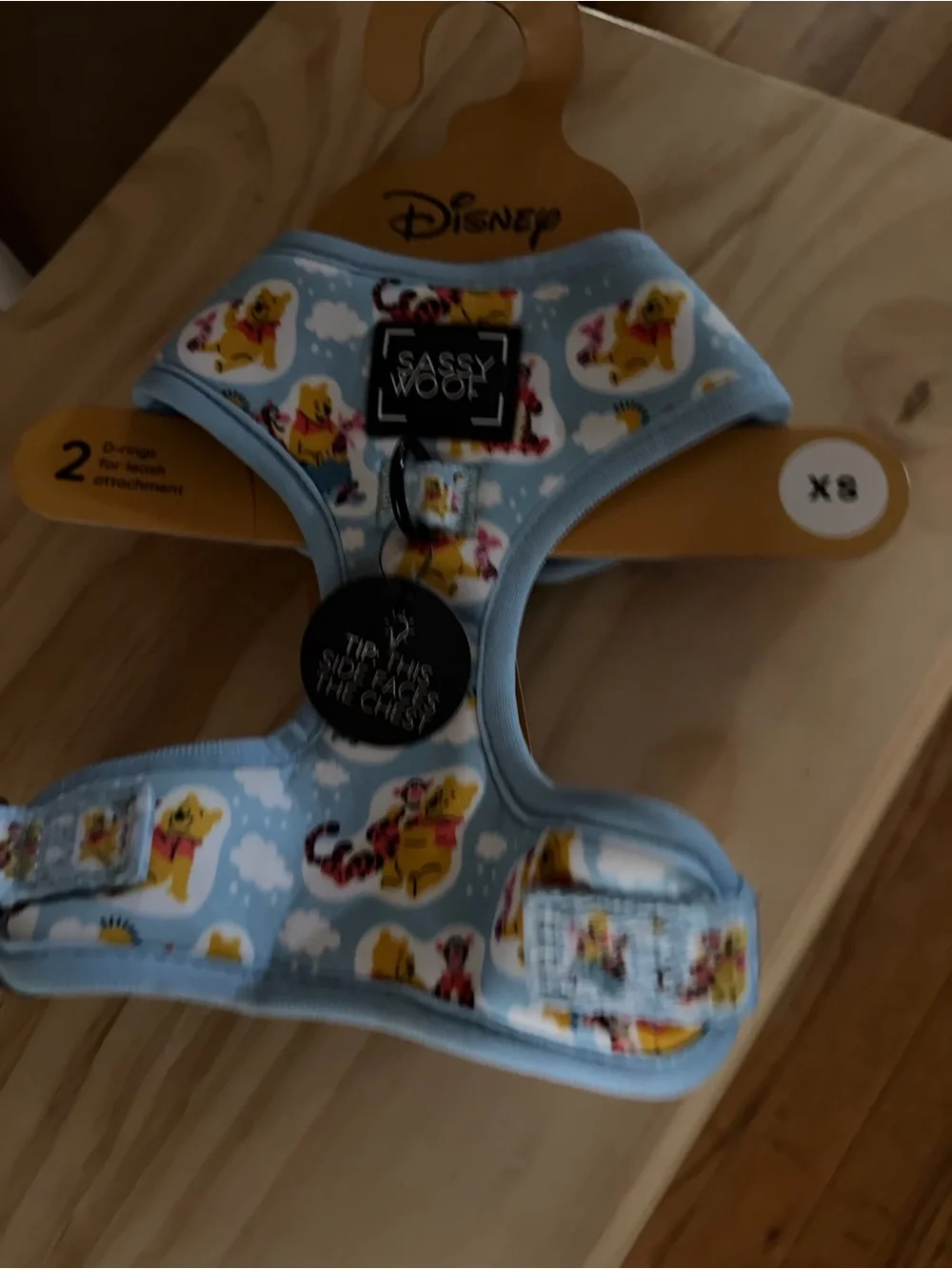 Sassy Woof Disney Winnie Pooh & Tigger Adjustable Dog Harness XS NWT
